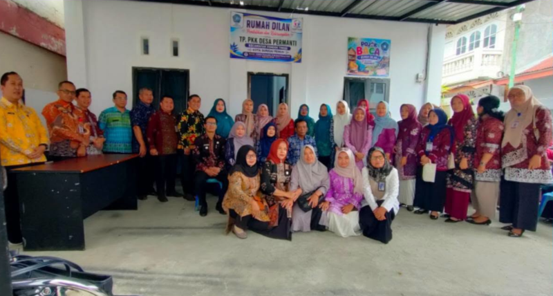 TP PKK Kota Sungai Penuh gelar rapat persiapan Lomba Rumah DILAN Jambi 2026 di Desa Permanti.(poto: istimewa).