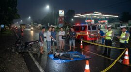 Iluastrsi Seorang pemuda asal Kota Jambi tewas di tempat usai mengalami insiden tragis.( poto: AI).