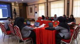 Kanwil Kemenkum Jambi menggelar rekonsiliasi laporan keuangan dan BMN Semester I 2026.( poto: jamberita.com).