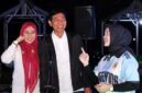 Mhd. Fadhil Arief, hadir langsung membaur bersama masyarakat dalam nobar piala dunia.(poto: jamberita.com).