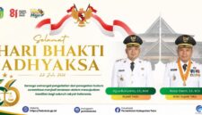 Bupati Tebo Agus Rubiyanto dan Wakil Bupati Nazar Efendi mengucapkan Selamat Hari Bakti Adhyaksa ke-66.(poto: jambiprima.com)
