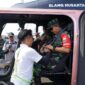 Danrem 042/Gapu Brigjen TNI Nyamin memimpin patroli udara karhutla Jambi.(poto: jamberita.com).
