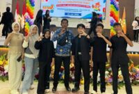 Perwakilan siswa MAN 2 Tebo yang tergabung dalam Forum Anak Daerah (FAD) tampil membawakan drama bertajuk 