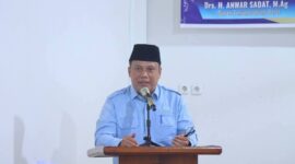 Wakil Bupati Tanjung Jabung Barat Katamso resmi membuka kegiatan Training Center MTQ Tanjab bagi para qori dan qoriah di Kota Kuala Tungkal, Jumat (24/7/2026).(poto: jamberita.com).