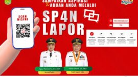 Poster layanan SP4N-LAPOR! Pemerintah Kabupaten Tebo versi horizontal untuk memudahkan masyarakat menyampaikan aspirasi dan pengaduan kepada pemerintah.(poto: jamiprima.com).
