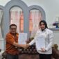 Kanwil Kemenkum Jambi dan STIE Sakti Alam Kerinci sepakat menandatangani PKS penguatan Sentra Kekayaan Intelektual untuk karya akademik.(poto: jamberita.com).
