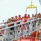 Kapolda Jambi tinjau FSO Ship 115 milik PetroChina International Jabung Ltd di perairan Selat Berhala pada Rabu, 22 Juli 2026.(poto: jamberita.com)
