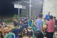 Suasana pertandingan domino.(poto: jamberita.com).