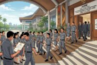 Ilustrasi Gelombang mutasi jabatan Pemprov Jambi tampaknya resmi bergulir pada hari ini, Kamis (16/7/2026).(poto : AI).