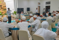 Wakil Wali Kota Sungai Penuh Azhar Hamzah memimpin penyambutan di Rumah Dinas Wali Kota Sungai Penuh, Rabu (1/7/2026).( poto : Diskominfosta Sungai Penuh )