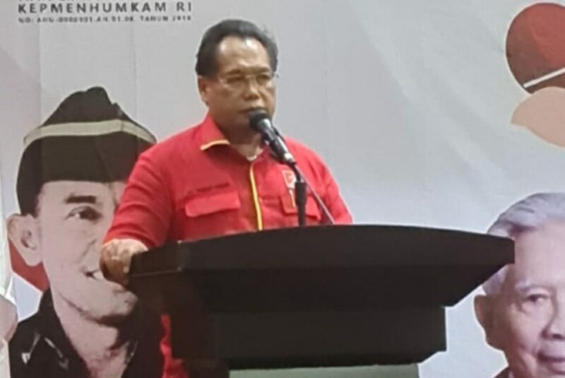 Ketua Umum Sentral Organisasi Karyawan Swadiri Indonesia (SOKSI), Ir. Ali Wongso Sinaga.(poto: jambiprima.com).