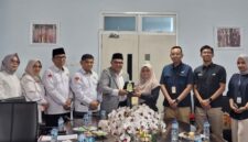 Rektor UIN STS Jambi bersama jajaran PT Taspen Cabang Jambi, Mandiri Taspen, dan Taspen Life usai pertemuan membahas penguatan sinergi dan layanan bagi ASN.(poto: jambiprima.com).