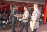 Brigjen TNI Nyamin menghadiri Upacara Pembukaan Pendidikan Bintara Polri Jambi Tahun 2026 pada Senin sore tanggal 20 Juli 2026.(poto: jamberita.com).