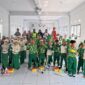 PT Sinar Sentosa Primatama bersama Ditlantas Polda Jambi menggelar edukasi keselamatan berlalu lintas bagi siswa-siswi Madrasah Ibtidaiyah Darul Arifin Kota Jambi.(poto: jamberita.com).