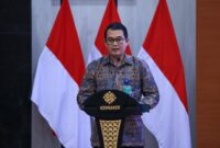Direktur Jenderal Pembinaan Pelatihan Vokasi dan Produktivitas Kemnaker, Darmawansyah, memberikan keterangan resminya pada Sabtu.(poto: jamberita.com).