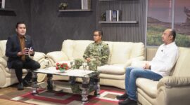 Pelaksana Harian Komandan Satgas Karhutla Jambi Brigjen TNI Nyamin menegaskan komitmen jajarannya dalam memitigasi potensi kebakaran hutan dan lahan.(poto: jamberita.com).