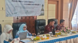 Sekda Alpian Buka FGD dan Konsultasi Publik Penyusunan KLHS RDTR Kota Sungai Penuh 2026–2046.(poto: istimewa).