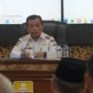 Gubernur Jambi Al Haris menegaskan ASN harus mematuhi kebijakan WFH agar efisiensi anggaran operasional pemerintah benar-benar tercapai, Kamis (23/7/2026).(poto: tribunjambi.com)