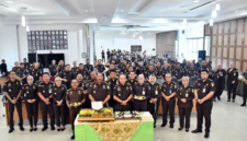 Kejaksaan Tinggi Jambi menggelar peringatan Hari Bhakti Adhyaksa ke-66 dengan penuh khidmat di Aula Kejaksaan Tinggi Jambi pada Rabu, 22 Juli 2026.(poto: jamberita.com).