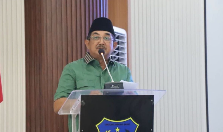 Bupati Tanjung Jabung Barat Anwar Sadat menyampaikan momentum penting ini saat memberikan keterangan resmi di Kuala Tungkal pada Selasa.(poto: istimewa).