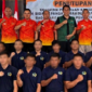 Kalapas Kelas IIB Bangko Heri bersama jajaran, Baznas Kabupaten Merangin, BLK Kabupaten Merangin, dan warga binaan berfoto bersama usai penutupan Pelatihan.(poto: istimewa)