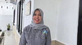 Kepala UPTD PPA DPPKBP3A Kabupaten Batang Hari, Neneng Eva Anggraeni di Muara Bulian, Kamis (16/7/2026). (poto : ANTARA).
