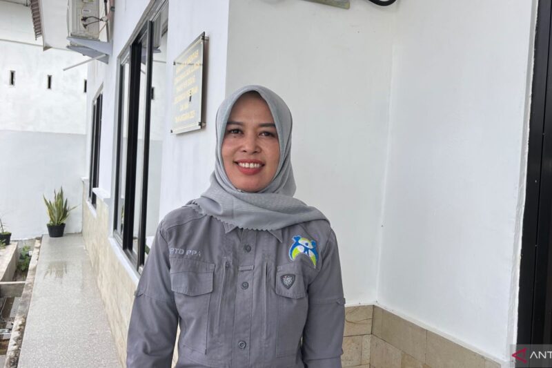 Kepala UPTD PPA DPPKBP3A Kabupaten Batang Hari, Neneng Eva Anggraeni di Muara Bulian, Kamis (16/7/2026). (poto : ANTARA).
