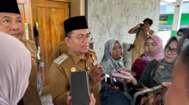 Wali Kota Jambi, Maulana, usai memimpin rapat evaluasi realisasi APBD seluruh Organisasi Perangkat Daerah (OPD) Tahun Anggaran 2026.( poto : jambione.com )