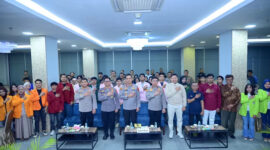 Polda Jambi menggelar Diskusi Publik Bidhumas Polda Jambi Tahun 2026 di Hotel Odua Weston Jambi, Selasa (7/7/2026).( poto : bicarajambi.com )