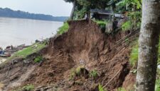 Tanah longsor di Kabupaten Batang Hari, Rabu (8/7/2026). ( poto: ANTARA).