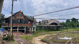 Gedung pusat oleh-oleh Kabupaten Batang Hari, Kamis (9/7/2026). ( poto : ANTARA).