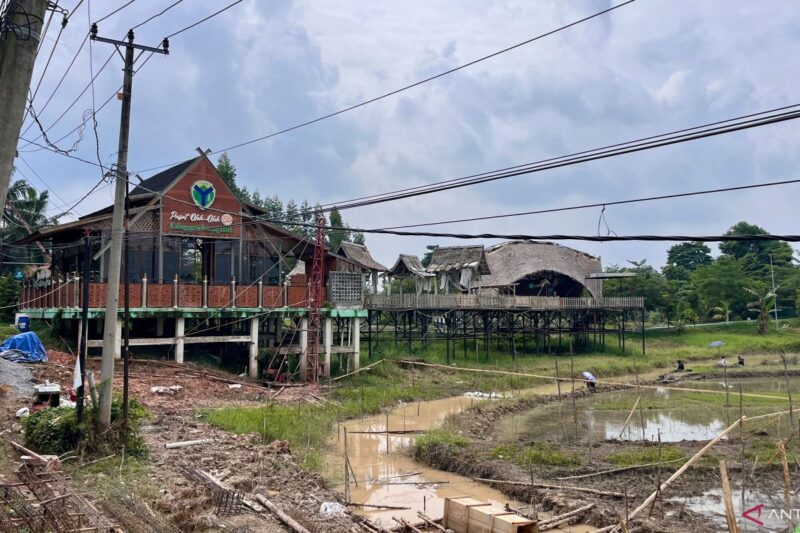 Gedung pusat oleh-oleh Kabupaten Batang Hari, Kamis (9/7/2026). ( poto : ANTARA).