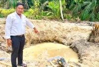 Lokasi PETI yang menewaskan korban.( poto : jambione.com)