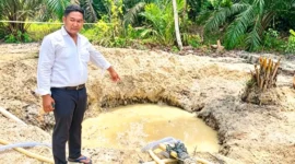 Lokasi PETI yang menewaskan korban.( poto : jambione.com)