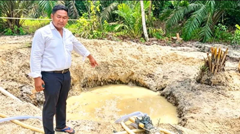 Lokasi PETI yang menewaskan korban.( poto : jambione.com)