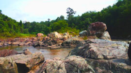 Potret salah satu kawasan inti Geopark Merangin.( poto ; bicarajambi.com)