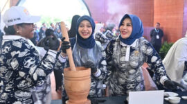 Ketua TP PKK Kota Jambi Dr. dr. Hj. Nadiyah, Sp.OG mengikuti Rapat Kerja Nasional (Rakernas) XVIII Asosiasi Pemerintah Kota Seluruh Indonesia (APEKSI) Tahun 2026 di Kota Medan.( poto : infojambi.com )