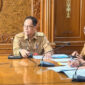 Rapat membahas rencana nonton bareng Piala Dunia 2026, dipimpin Asisten II Setda Provinsi Jambi dan Kepala Dinas Kominfo Provinsi Jambi, Senin.( poto ; infojambi.com)