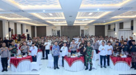 Rakor strategi penanggulangan geng motor di Jambi, di Gedung Siginjai Polda Jambi, Rabu.( poto: infojambi.com).