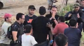 Upaya penertiban aktivitas Pertambangan Emas Tanpa Izin (PETI) di Kabupaten Merangin, Jambi, mendapat perlawanan dari warga.( poto: infojambi.com).