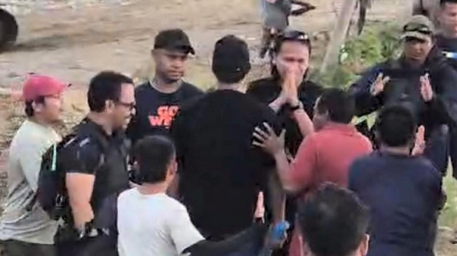 Upaya penertiban aktivitas Pertambangan Emas Tanpa Izin (PETI) di Kabupaten Merangin, Jambi, mendapat perlawanan dari warga.( poto: infojambi.com).