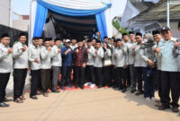 Serah terima manfaat program Kampung Bahagia tahap I, sekaligus syukuran bersama masyarakat RT 38 Simpang III Sipin.(poto: infojambi.com).