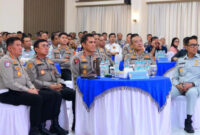 Kepolisian Daerah Jambi menggelar Rapat Kerja Teknis Fungsi Lalu Lintas Tahun Anggaran 2026 di Aula Gedung Siginjai Lantai 3 Mapolda Jambi pada Selasa (28/7/2026).(poto: infojambi.com).