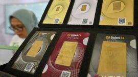 Harga emas Pegadaian hari ini resmi naik serempak.(ilusdtrasi poto : ANTARA).