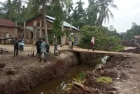 Salah satu dampak pemotongan Dana Desa, Desa Terusan Kecamatan Maro Sebo Ilir.( poto  : tribunjambi.com )