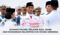 Achmad Fachri Mubarok, Siswa SMKN 1 Jambi Jadi Komandan Kelompok 8 Paskibraka Nasional 2026