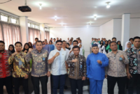 Kantor Wilayah Kementerian Hukum Jambi menggelar kegiatan sosialisasi penerimaan mahasiswa POLTEKPIN 2026 di SMAN Titian Teras H. Abdurrahman Sayoeti Jambi pada Jumat (28/8/2026).(poto: istimewa).