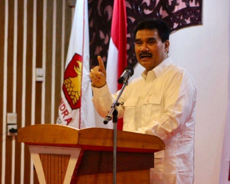 Ketua DPD Partai Gerindra Provinsi Jambi, Dr. Ir. H. A.R. Sutan Adil Hendra, MM.(poto: jambberita.com).