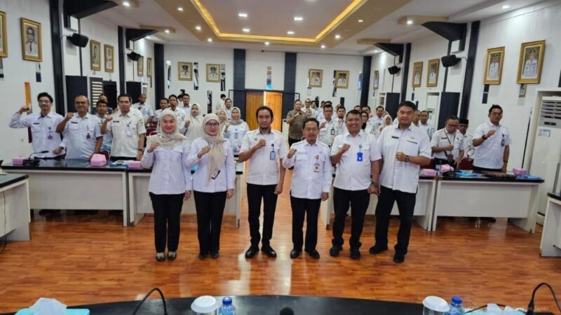 Kantor Wilayah Kementerian Hukum Jambi menghadiri Rapat Penyusunan Propemperda Kota Jambi 2026 di Aula Baperida Kota Jambi pada Rabu, 12 Agustus 2026.(poto: jamberita.com).