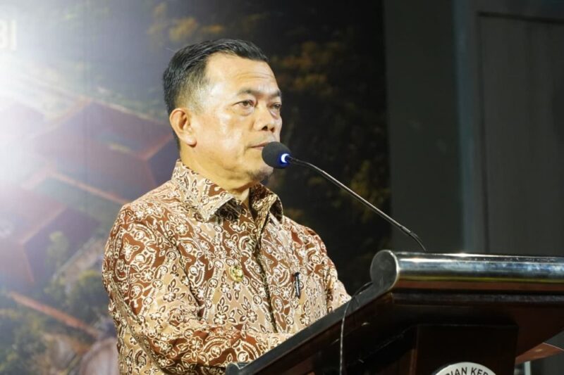 Gubernur Jambi Al Haris dan Menbud Fadli Zon meresmikan Museum Sriwijaya Dharmakirti di KCBN Muaro Jambi sebagai laboratorium riset budaya.(poto: jamberita.com).